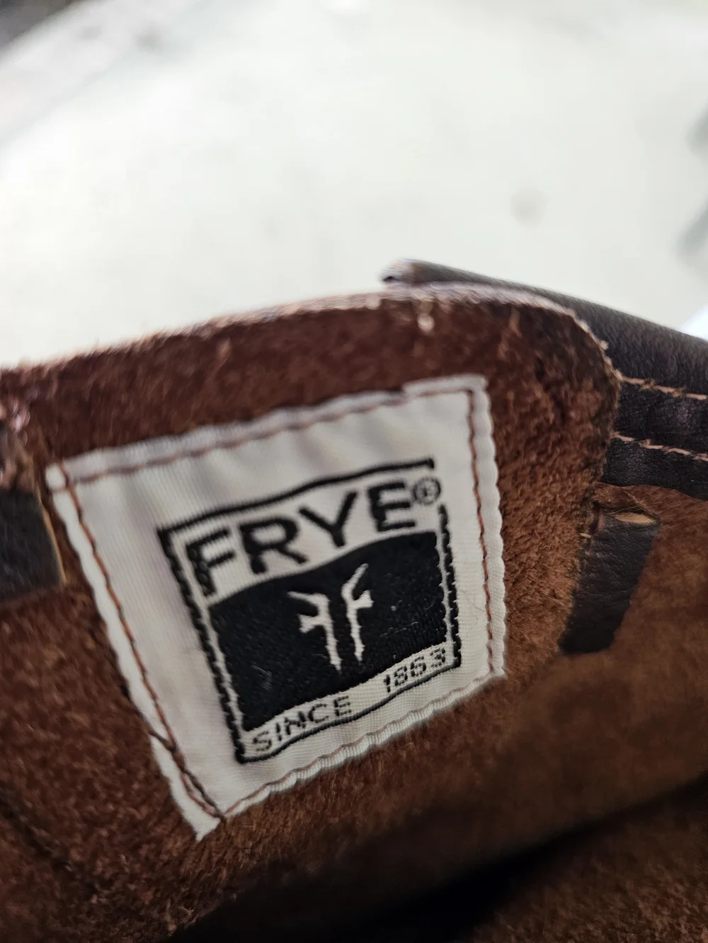 Frye Veronica Slouch Dark Brown Leather Boots Womens Approx.Size 11/11.5
